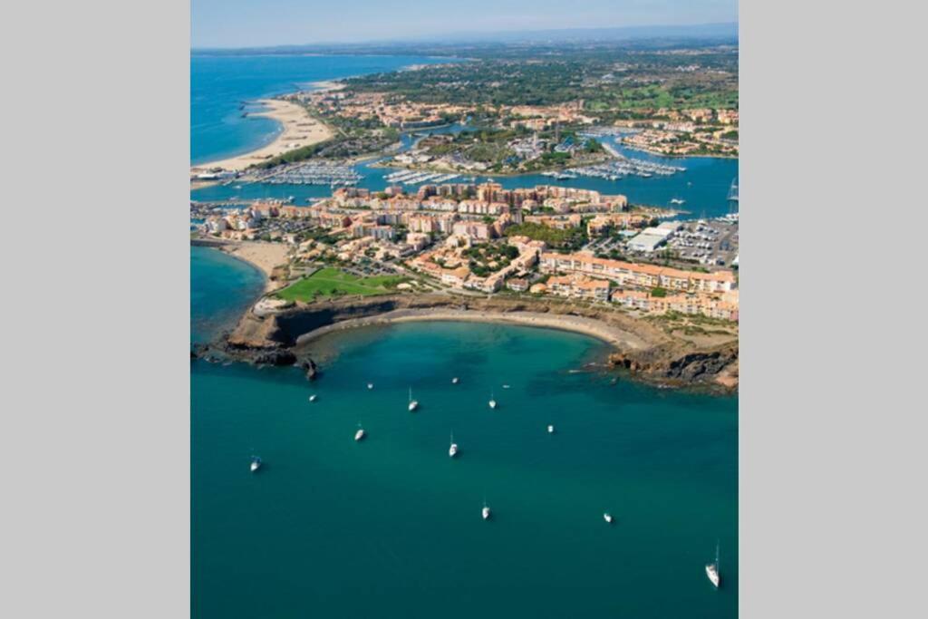 Studio Avec Climatisation Wifi Parking Piscine Agde Kültér fotó
